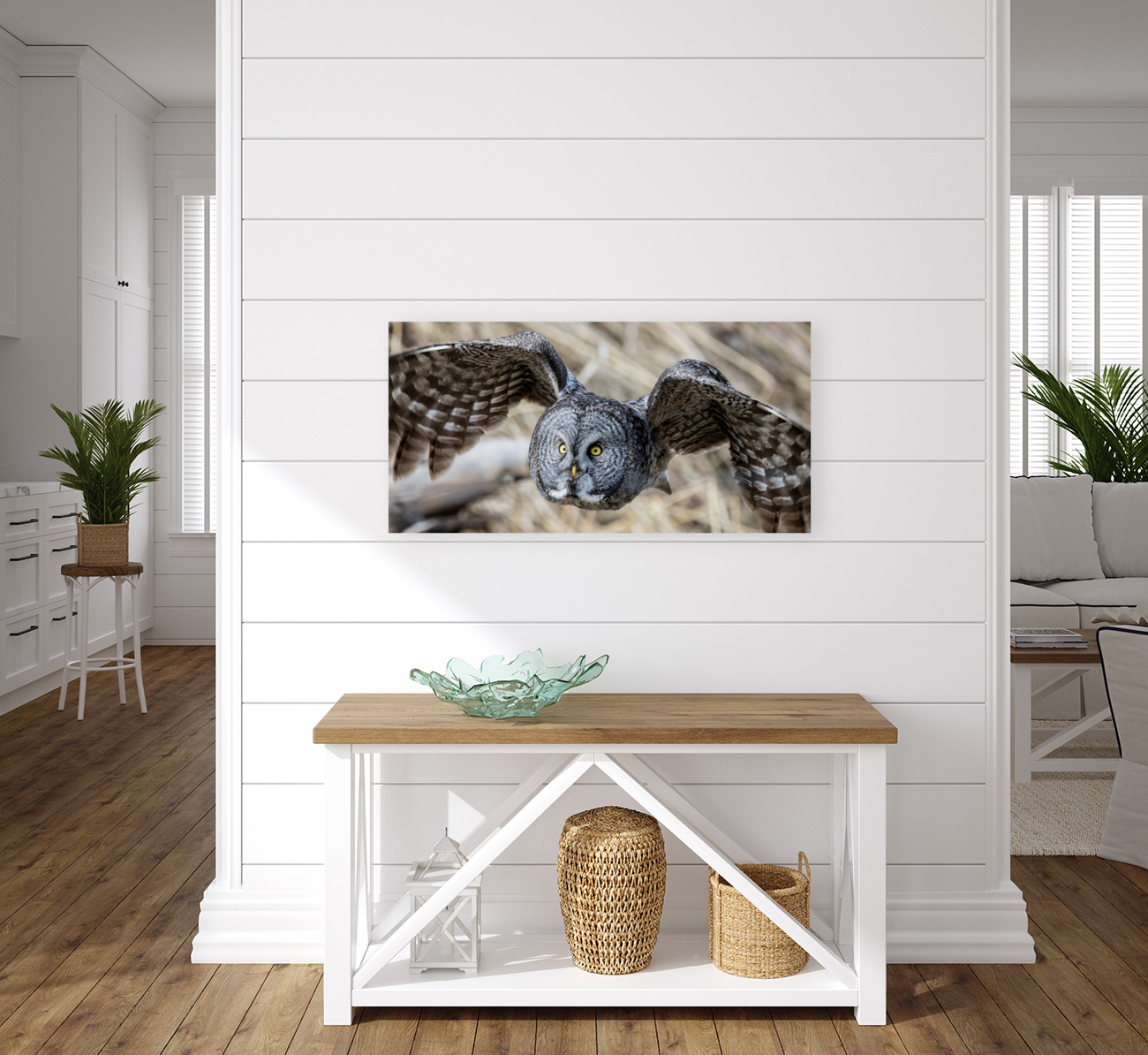 Great Gray 30x60 Reproduction